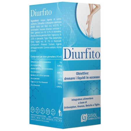 Gisol Farmaceutici Diurfito 200 Ml - Integratori drenanti e pancia piatta - 986497194 - Gisol Farmaceutici - € 24,24