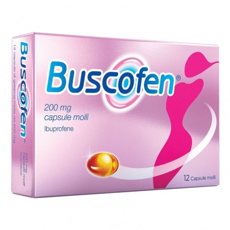 Buscofen 200 Mg Ibuprofene Per Dolori Mestruali 12 Capsule Molli - Farmaci per dolori muscolari e articolari - 029396037 - Bu...