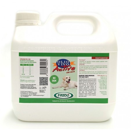 F. A. Zoo Green Energy Olio Vivo Active 3 Litri - Veterinaria - 920648692 - F. A. Zoo Green Energy - € 47,20