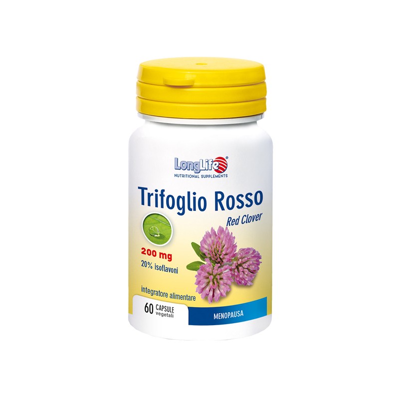 Longlife Trifoglio Rosso 60 Capsule - Integratori per ciclo mestruale e menopausa - 935793861 - Longlife - € 24,59