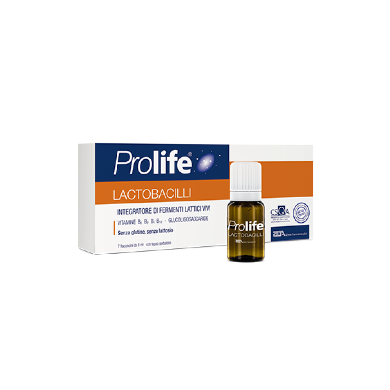 Prolife Lactobacilli Probiotici e Prebiotici 7 Flaconcini - Integratori di fermenti lattici - 933493138 - Prolife - € 6,31