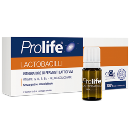 Prolife Lactobacilli Probiotici e Prebiotici 7 Flaconcini - Integratori di fermenti lattici - 933493138 - Prolife - € 6,31
