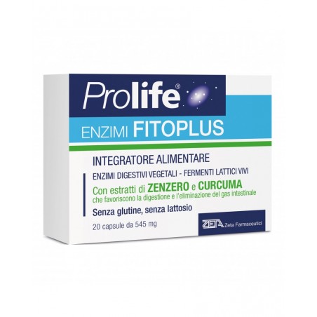 Prolife Enzimi Fitoplus Fermenti Lattici 20 Capsule Prolife - 1 Prolife Enzimi Fitoplus Fermenti Lattici 20 Capsule Prolife - 1