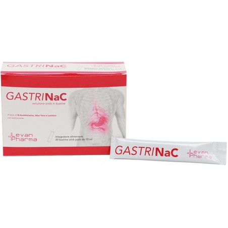 Levanpharma Gastrinac 20 Stick - Integratori per apparato digerente - 973605266 - Levanpharma - € 15,94