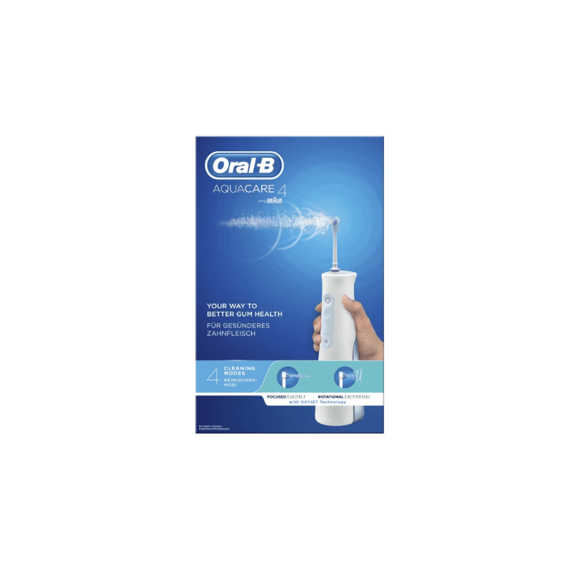 Oral-B Aquacare 4 Idropulsore Portatile per Gengive - Idropulsori e spazzolini elettrici - 986089466 - Oral-B - € 79,34