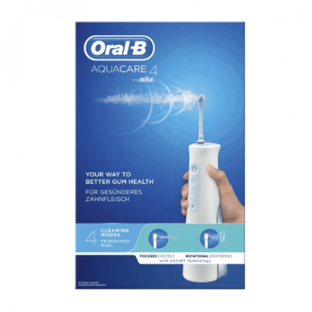 Oral-B Aquacare 4 Idropulsore Portatile per Gengive - Idropulsori e spazzolini elettrici - 986089466 - Oral-B - € 74,96