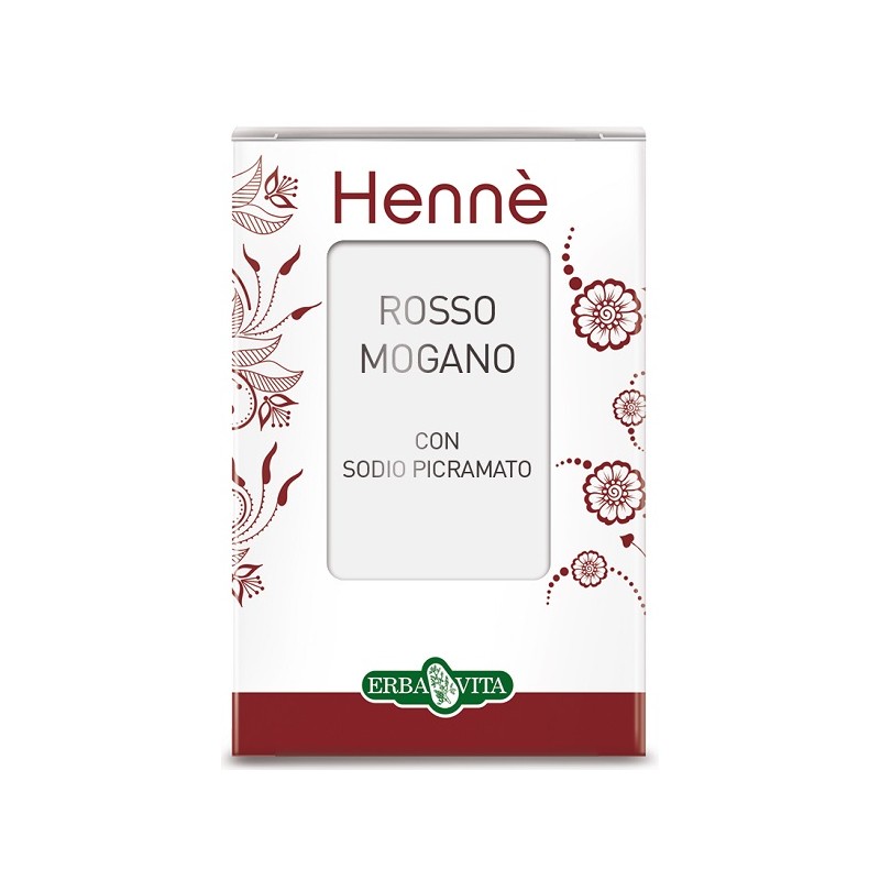 Erba Vita Group Henne Colorante Capelli Rosso Mogano 100 G - Tinte e colorazioni per capelli - 938881404 - Erba Vita - € 5,91