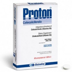 Proton Vitamina D3 1000 UI Salute Ossa Immunità 60 Compresse - Integratori di vitamina D - 944877745 -  - € 10,02