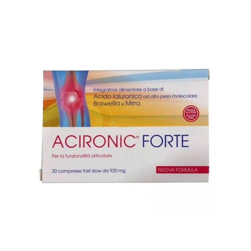 Acironic Forte 920 mg Salute Articolare 20 Compresse - Integratori per dolori e infiammazioni - 974967681 -  - € 34,23
