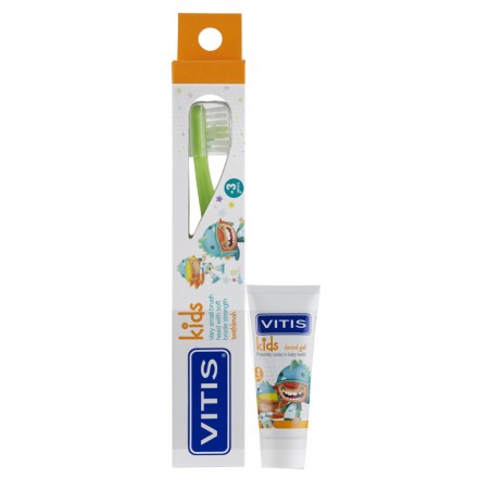 Dentaid Vitis Kids Spazzolino + Gel 8 Ml Dentaid - 1 Dentaid Vitis Kids Spazzolino + Gel 8 Ml Dentaid - 1