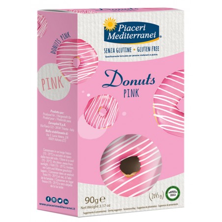 Eurospital Piaceri Mediterranei Donuts Pink 90 G - Alimenti senza glutine - 981362445 - Eurospital - € 3,96