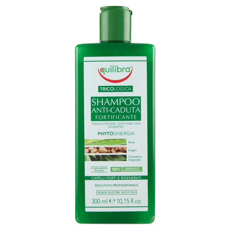 Equilibra Shampoo Anticaduta Fortificante 300 Ml - Shampoo anticaduta e rigeneranti - 981359870 - Equilibra - € 6,18
