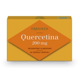 Erbamea Quercetina 200mg 30 Capsule Vegetali - Integratori per difese immunitarie - 981066602 - Erbamea - € 8,42