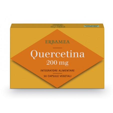 Erbamea Quercetina 200mg 30 Capsule Vegetali - Integratori per difese immunitarie - 981066602 - Erbamea - € 8,59