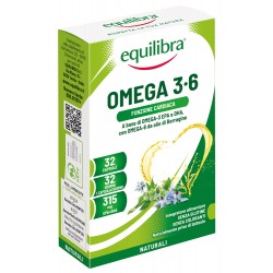 Equilibra Omega 3-6 32 Capsule - Integratori per il cuore e colesterolo - 921830511 - Equilibra - € 9,13