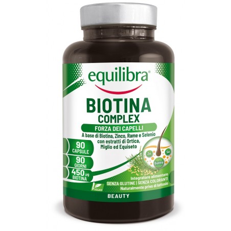 Equilibra Biotina Complex 90 Capsule - Integratori multivitaminici - 985919238 - Equilibra - € 22,89