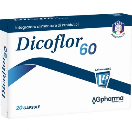 Dicoflor 60 Riequilibrio della Flora 15 Bustine Probiotiche - Integratori di fermenti lattici - 943328359 - Dicoflor - € 17,46