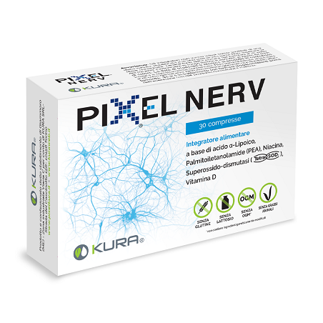 Kura Pixel Nerv 30 Compresse - Integratori per occhi e vista - 977446881 - Kura - € 20,54