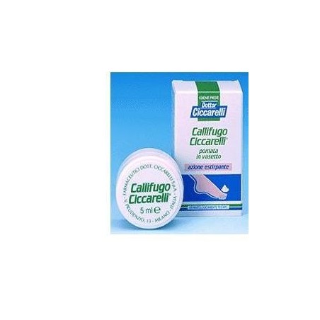 Ciccarelli Callifugo In Pomata Per Estirpare Calli Igienepiede Confezione In Vaso Da 5ml Ciccarelli - 1 Ciccarelli Callifugo In Pomata Per Estirpare Calli Igienepiede Confezione In Vaso Da 5ml Ciccarelli - 1