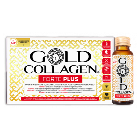 Gold Collagen Forte Plus Antirughe Benessere Femminile 10 Flaconi - Integratori di Collagene - 983277548 - Gold Collagen - € ...