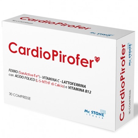 CardioPirofer Integratore Ferro 30 Compresse Tollerabilità Gastrointestinale  - 1
