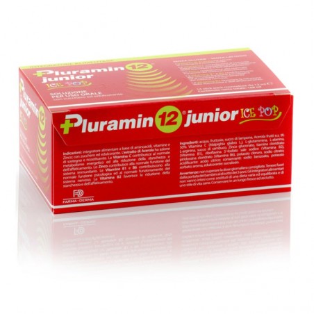 Pluramin 12 Junior Ghiacciolo Integratore Vitaminico Zincato 14 Stick - 1 Pluramin 12 Junior Ghiacciolo Integratore Vitaminico Zincato 14 Stick - 1