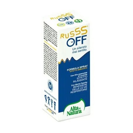 RusssOff Spray Relax Notturno Eucalipto Lavanda Menta 20 Ml - Integratori per umore, anti stress e sonno - 975039177 - Alta N...