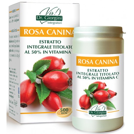 Dr. Giorgini Ser-vis Rosa Canina Estratto Integrale Titolato Polvere 100 G - Integratori per concentrazione e memoria - 98463...