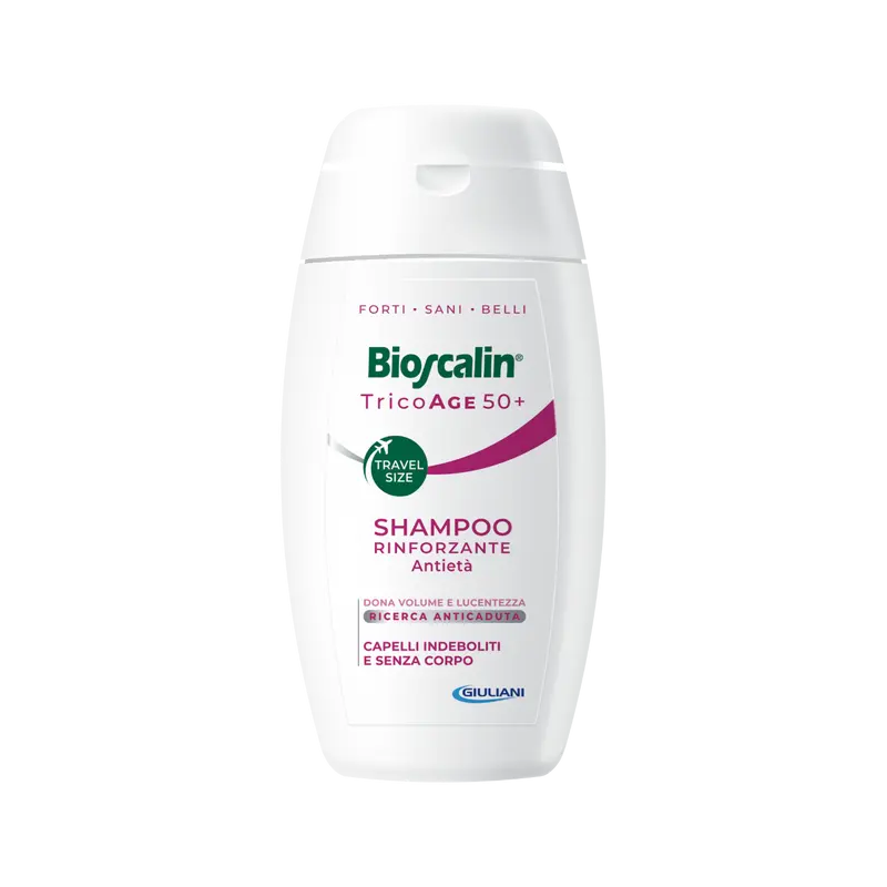 Bioscalin Tricoage 50+ Shampoo Rinforzante Antietà 100 Ml - Shampoo anticaduta e rigeneranti - 980125633 - Bioscalin - € 5,54
