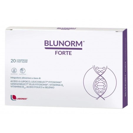 Blunorm Forte Integratore Antiossidante Microcircolo 20 Compresse - Circolazione e pressione sanguigna - 934976667 - Uriach I...