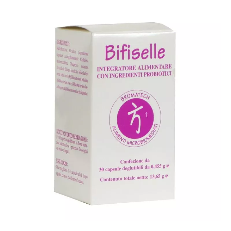 Bromatech Bifiselle Integratore per la Flora Intestinale 30 Capsule - Integratori di fermenti lattici - 912033685 - Bromatech...