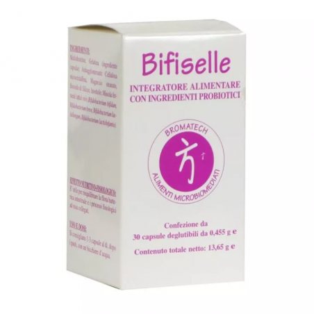 Bromatech Bifiselle Integratore per la Flora Intestinale 30 Capsule - Integratori di fermenti lattici - 912033685 - Bromatech...
