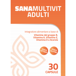 Sanamultivit Adulti Multivitaminico 30 Capsule - Integratori multivitaminici - 987850880 - Farmadea - € 6,90