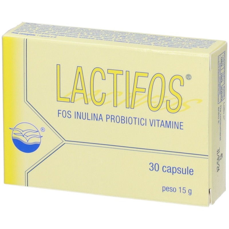 Lactifos Integratore Prebiotici e Vitamine 30 Capsule - Integratori di fermenti lattici - 979867280 -  - € 14,98