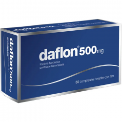 Daflon 500 Insufficienza Venosa 60 Compresse Rivestite - Farmaci per gambe pesanti e microcircolo - 049700026 - Farmed - € 20,61