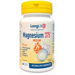 Longlife Magnesium 375 Sport 60 Tavolette - Integratori per sportivi - 945032201 - Longlife - € 16,67