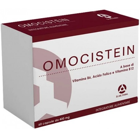 Omocistein Integratore Vitamina B6 B12 Acido Folico 60 Capsule Si. Me. Farm. - 1 Omocistein Integratore Vitamina B6 B12 Acido Folico 60 Capsule Si. Me. Farm. - 1