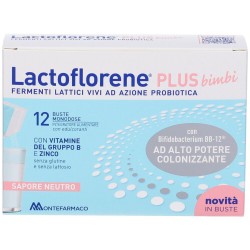 Lactoflorene Plus Bimbi Fermenti Lattici Vivi 12 Bustine - Integratori di fermenti lattici - 985650009 - Lactoflorene - € 7,31