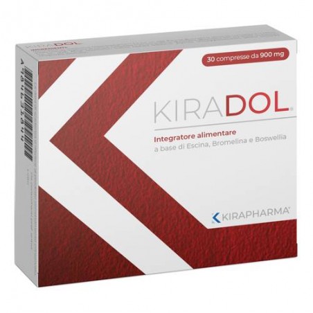 KIRADOL Integratore Escina Bromelia Boswelia 30 COMPRESSE Kirapharma - 1 KIRADOL Integratore Escina Bromelia Boswelia 30 COMPRESSE Kirapharma - 1