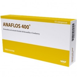 Anaflos 400 mg Funzionalità Articolare 15 Compresse - Vitamine e sali minerali - 932222971 - Vkf Italia - € 13,20