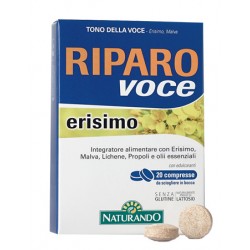 Naturando Riparo Voce Erisimo 20 Compresse - Prodotti fitoterapici per raffreddore, tosse e mal di gola - 940161161 - Naturan...