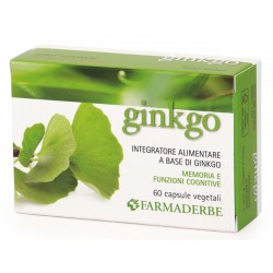 Farmaderbe Ginkgo Biloba 60 Capsule - Circolazione e pressione sanguigna - 905014460 - Farmaderbe - € 14,54