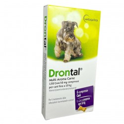 Drontal Multi Aroma Gusto Carne per Cani 6 Compresse - Prodotti per cani - 105761011 - Drontal - € 20,83