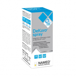 DeKoro Spray Integratore Vitamina D e K2 per Ossa 20 Ml - Integratori per articolazioni ed ossa - 986895492 - Named - € 11,86