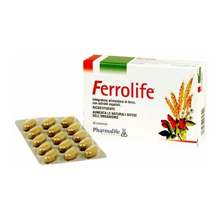 Pharmalife Research Ferrolife 30 Compresse - Integratori multivitaminici - 900294721 - Pharmalife Research - € 11,55