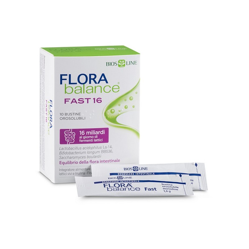 Bios Line Biosline Florabalance Fast 10 Bustine Orosolubili Bios Line - 1