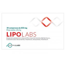 Pharma Labs Lipolabs 30 Compresse - Circolazione e pressione sanguigna - 971120187 - Pharma Labs - € 20,20