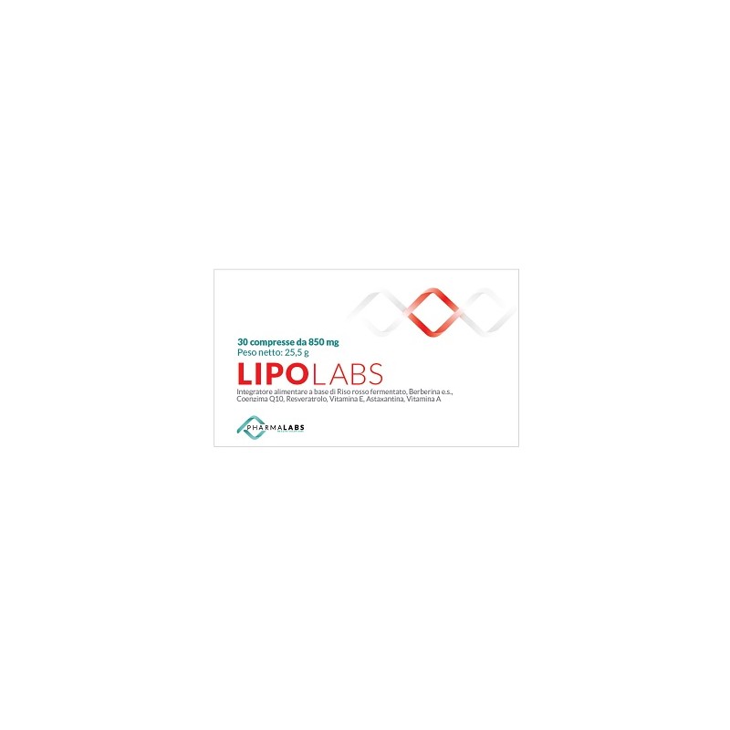 Pharma Labs Lipolabs 30 Compresse - Circolazione e pressione sanguigna - 971120187 - Pharma Labs - € 19,89