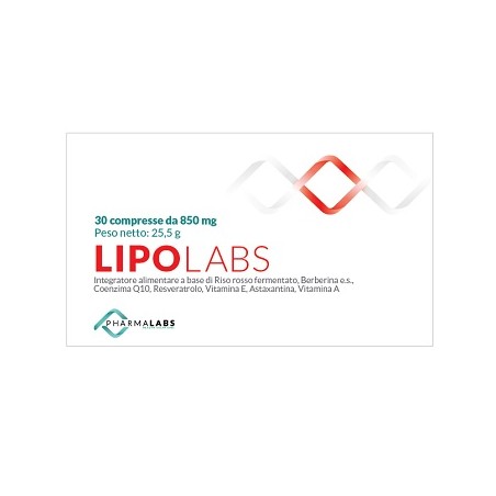 Pharma Labs Lipolabs 30 Compresse - Circolazione e pressione sanguigna - 971120187 - Pharma Labs - € 19,89