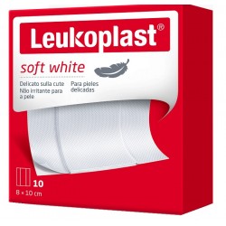 Essity Italy Leukoplast Soft White 100 X 8 Cm 10 Pezzi - Medicazioni - 978502882 - Essity Italy - € 5,12